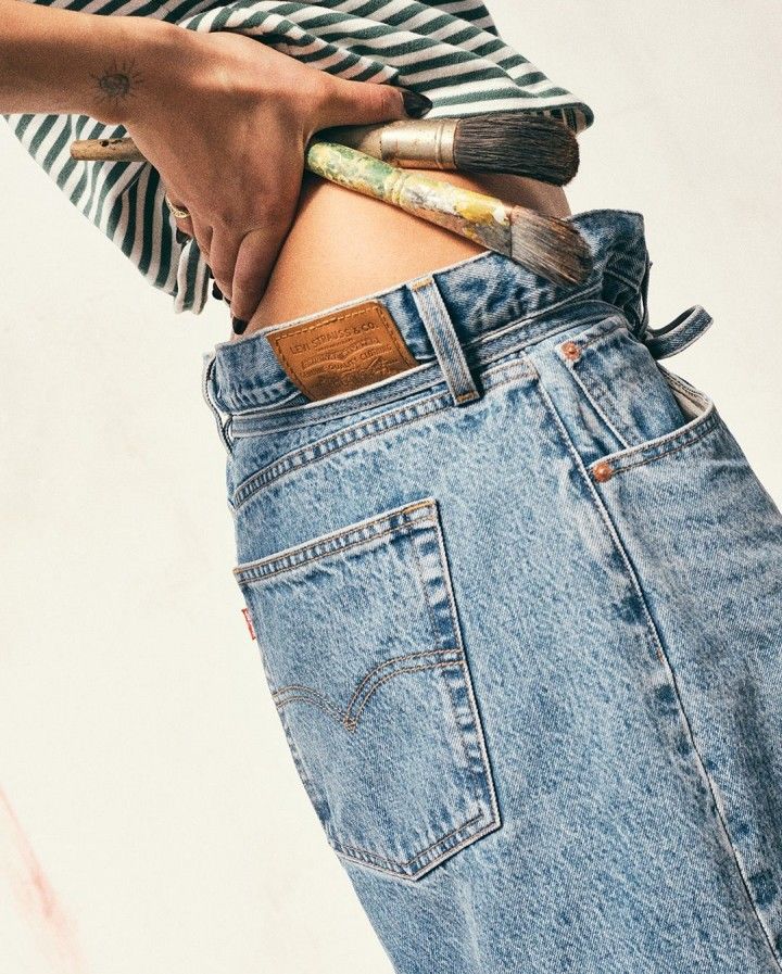 calças de ganga Levis mulher