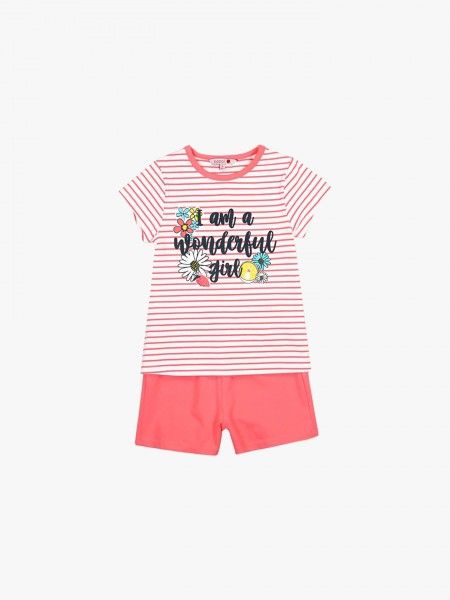 Pijama de t-shirt e cal��es