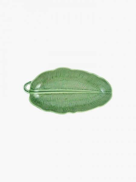 Saladeira em forma de folha