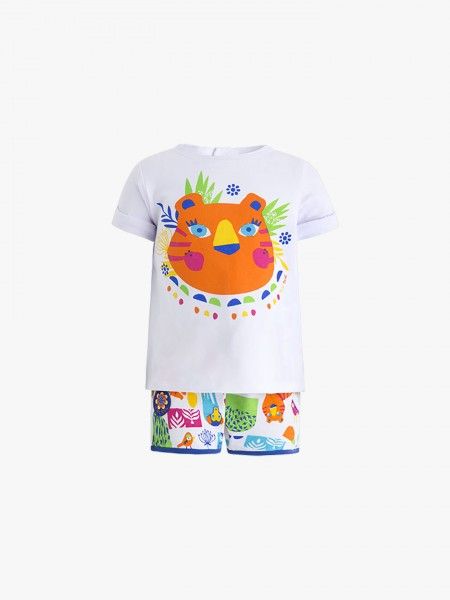 Conjunto t-shirt e cal��o