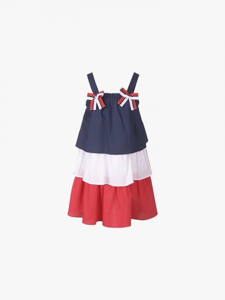 Vestido tricolor
