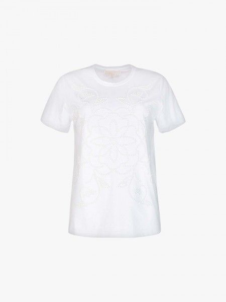 T-shirt com aplica��es