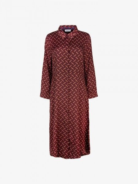 Vestido camiseiro comprido