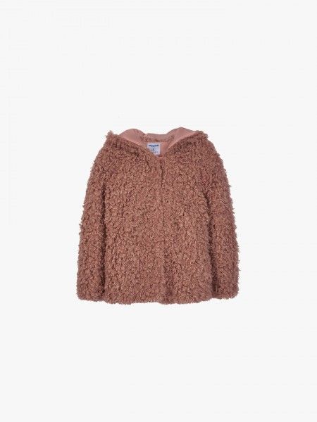 Casaco efeito de pelo