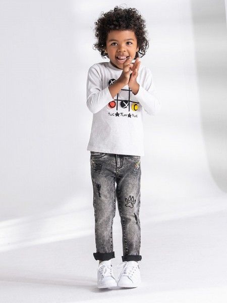 Cal�aS de ganga bordadas