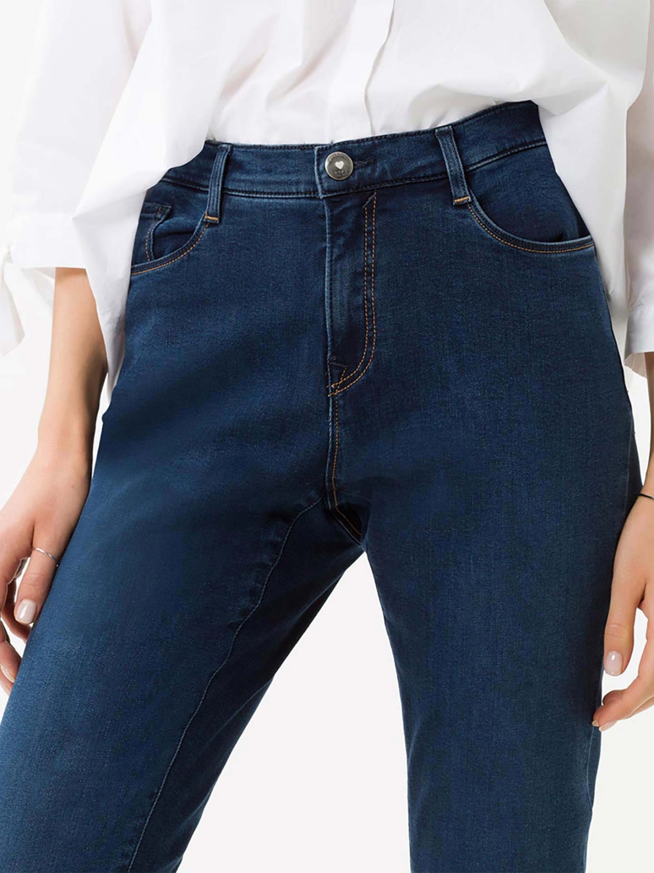 Calças de Ganga Mary Regular Fit