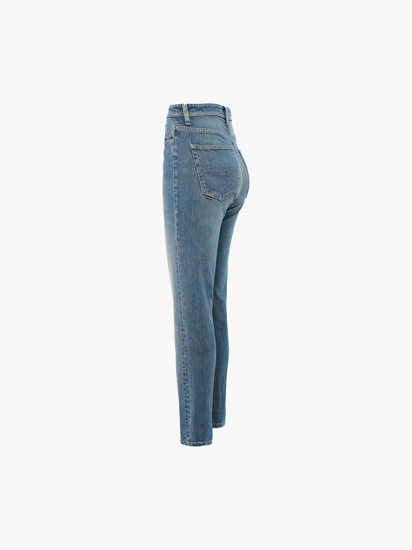 Calças de Ganga Skinny Fit Cropped