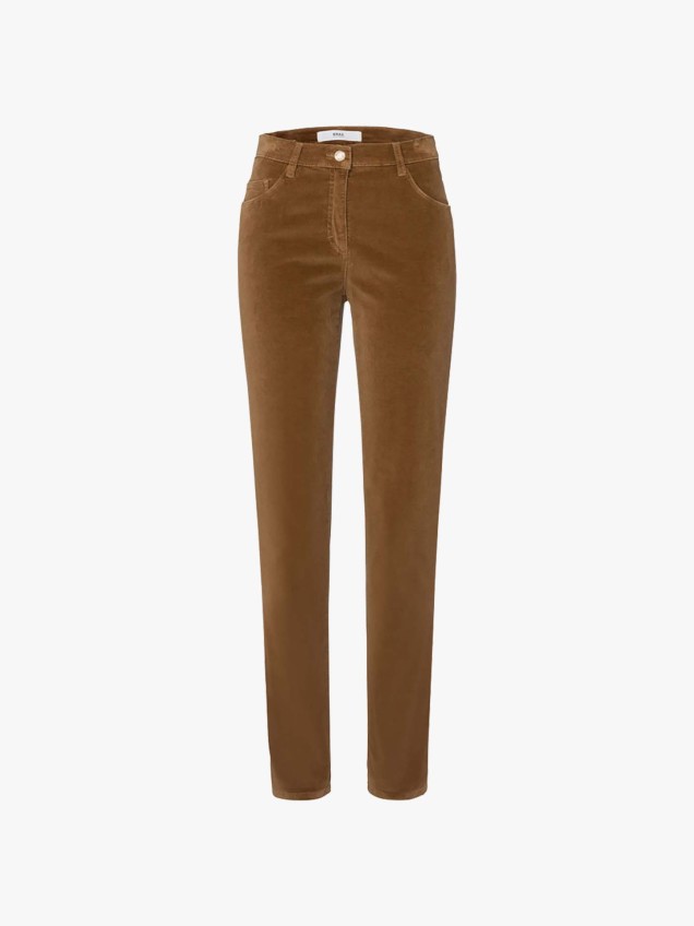 Calas de Veludo Slim Fit