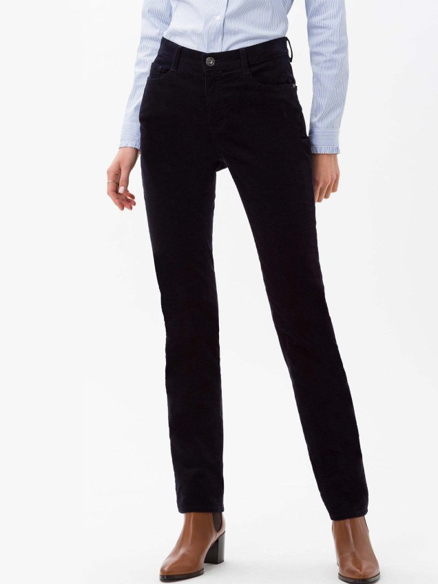 Cal�as de Bombazine Cintura Alta