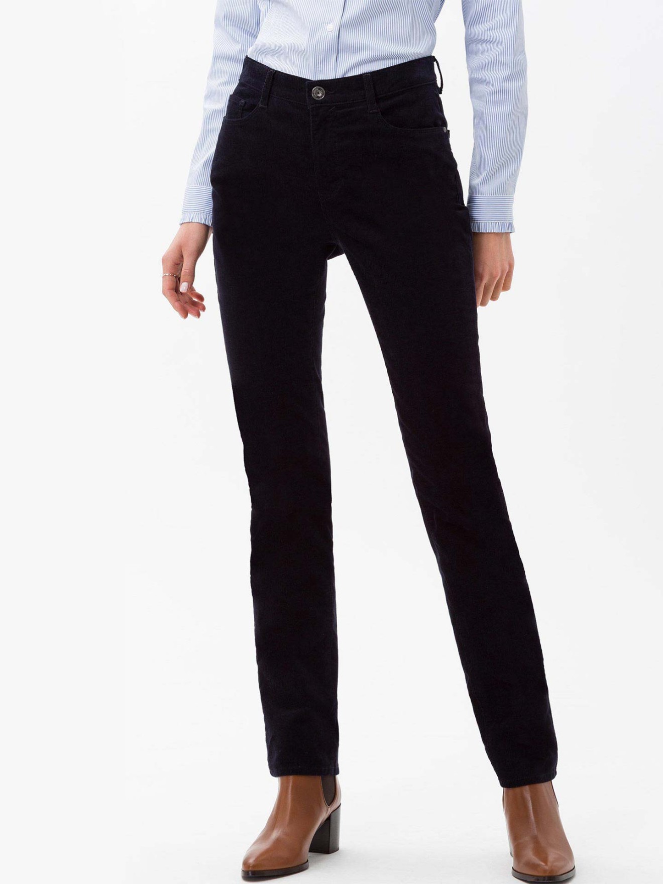 Cal�as de Bombazine Cintura Alta