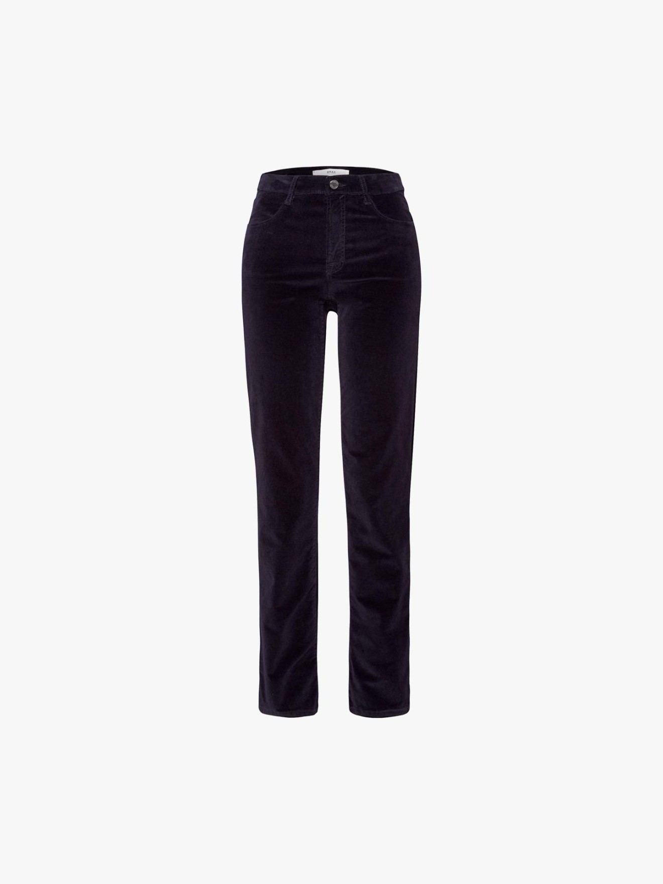 Calças de Veludo Canelado High Waist