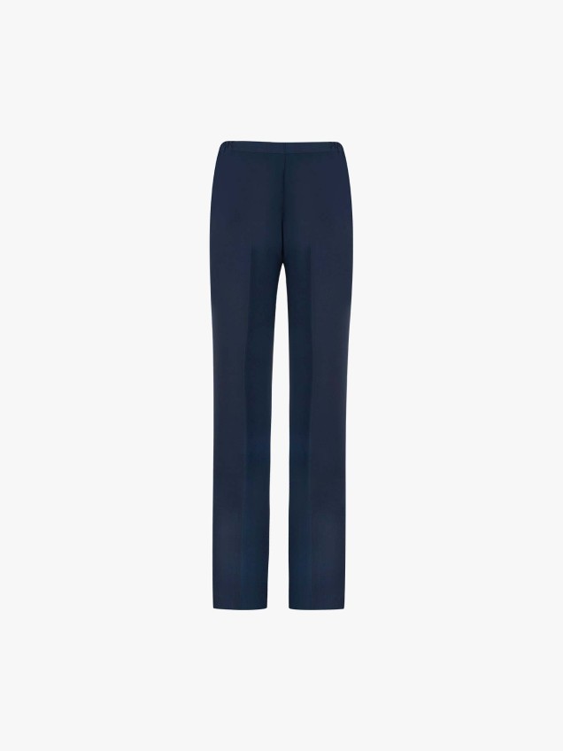 Calças Clássicas com Cintura Elástica