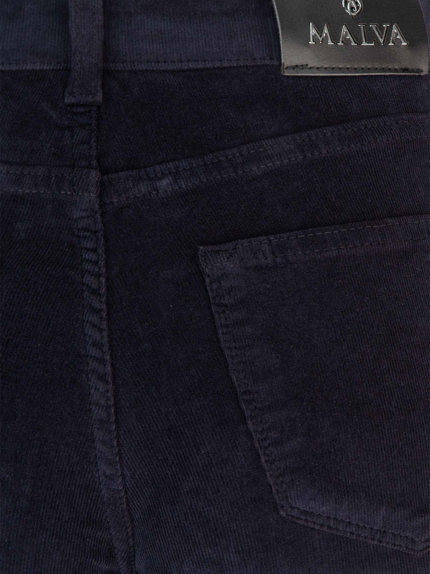 Calça skinny fit de bombazina