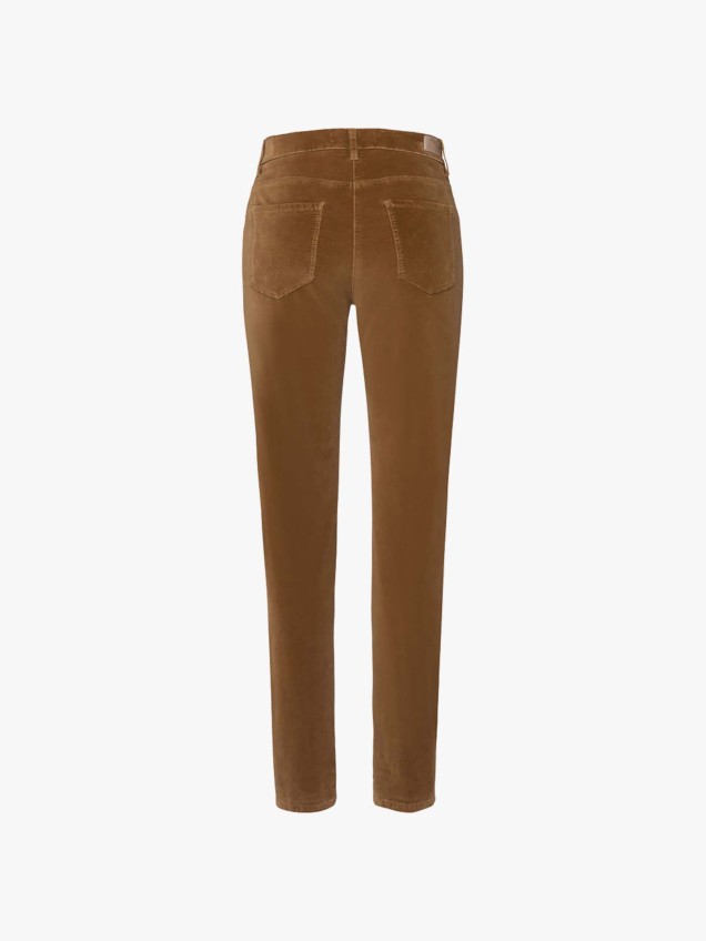 Calças de Veludo Slim Fit