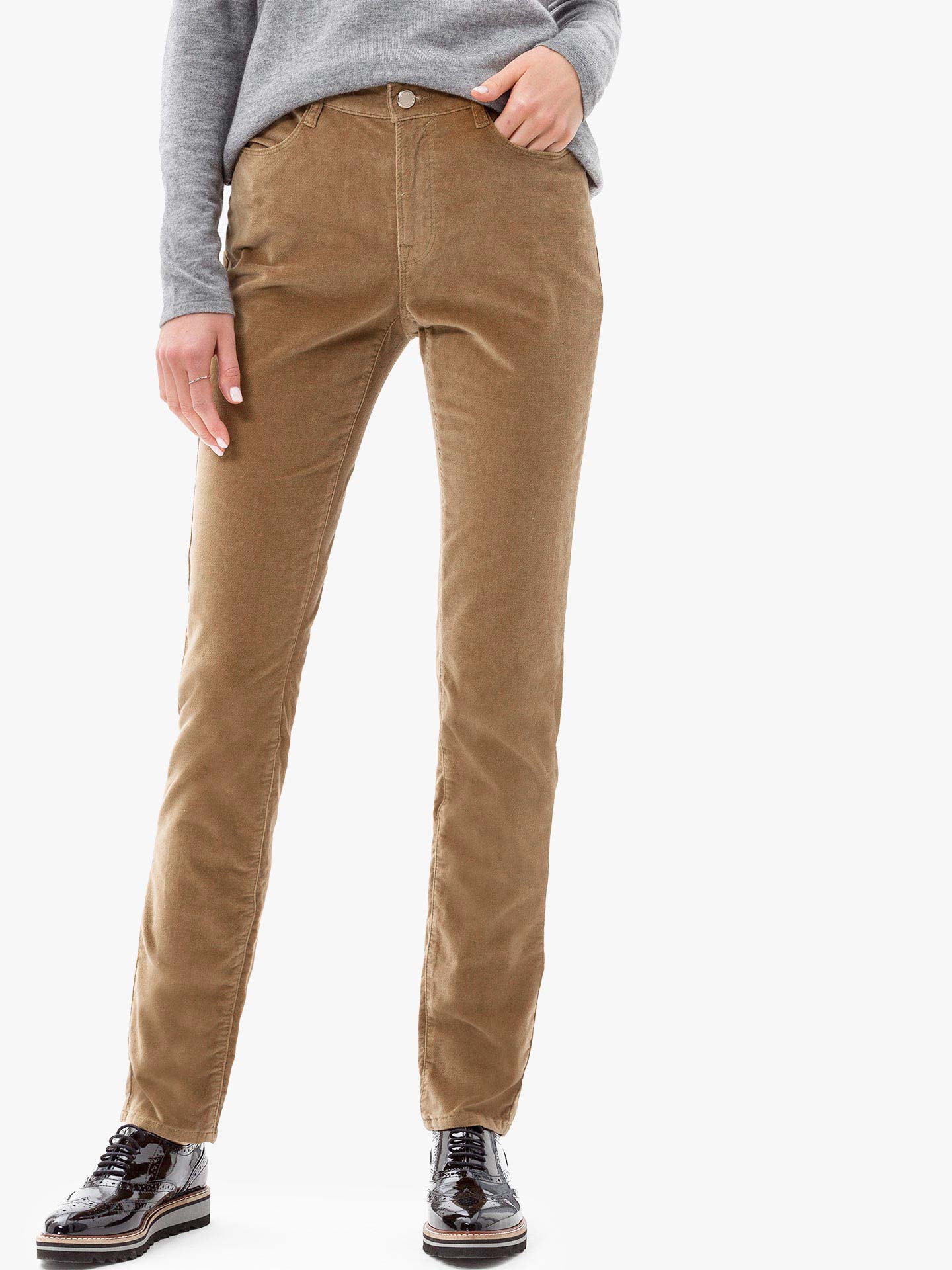 Calças de Veludo Slim Fit