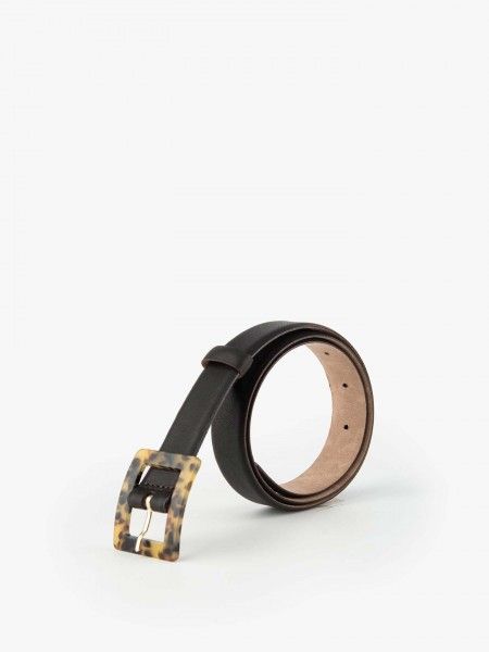 Cinto de fivela mesclada