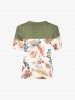 T-shirt estampado floral