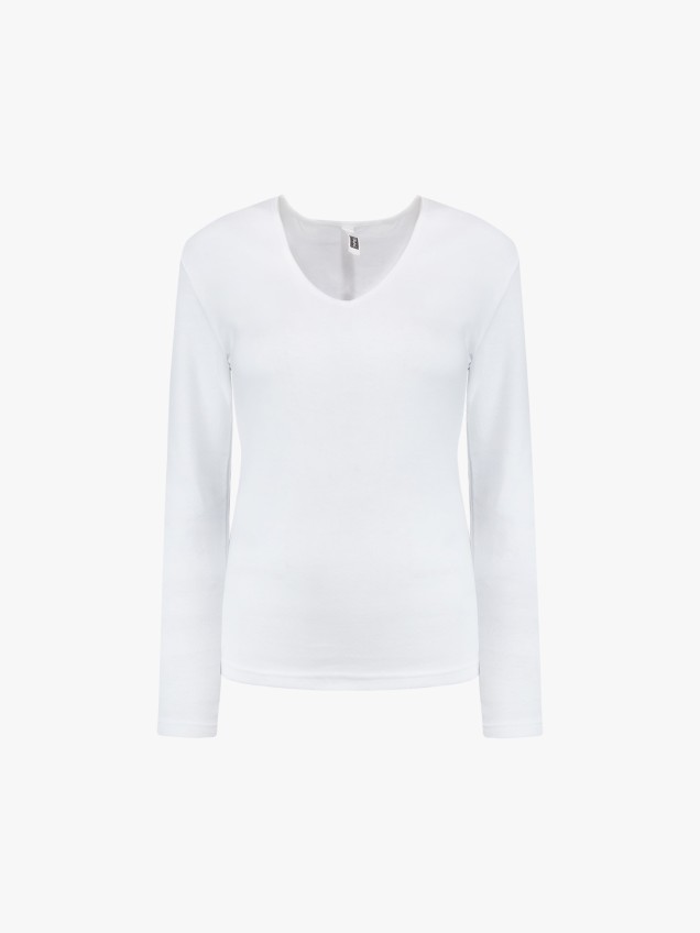 Camisola interior decote amplo