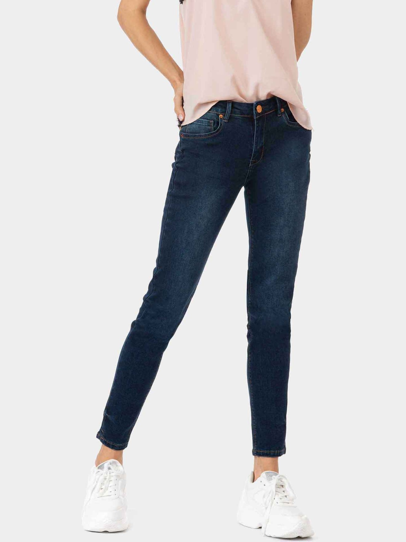 Calças de ganga skinny fit light push up