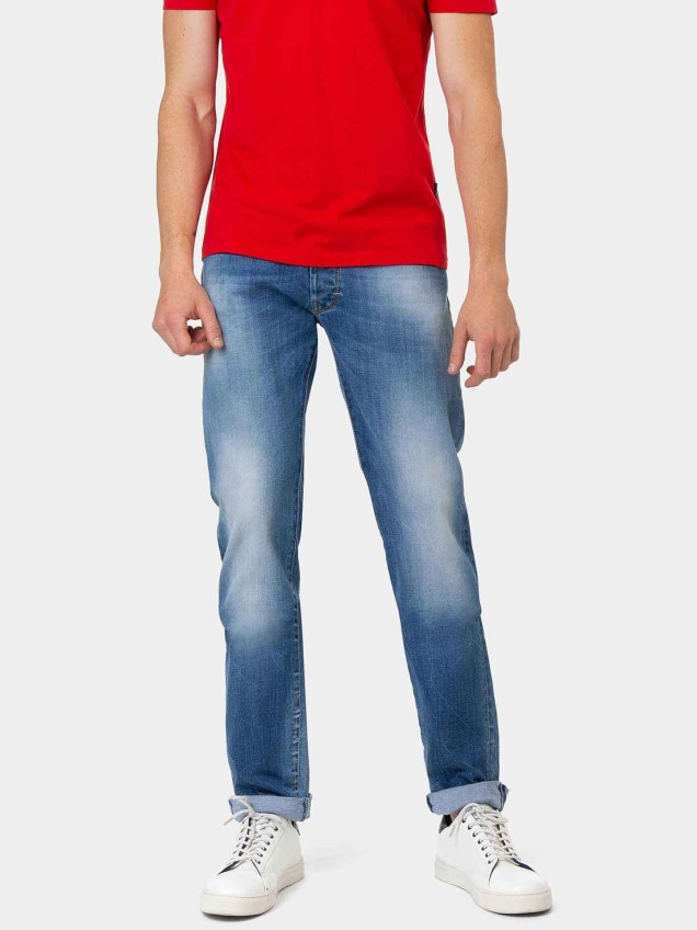 Calças de Ganga Slim Fit