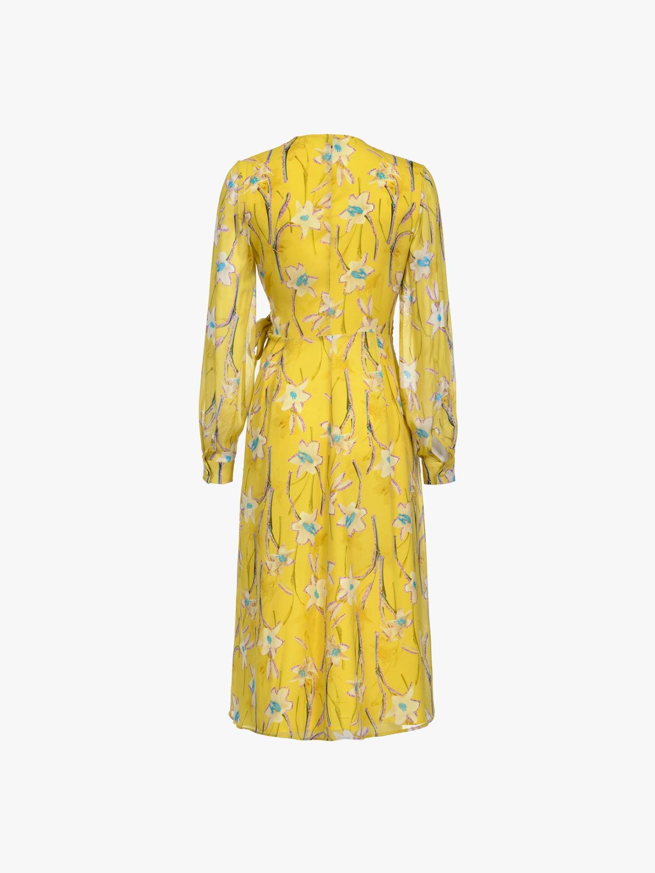Vestido midi padro floral