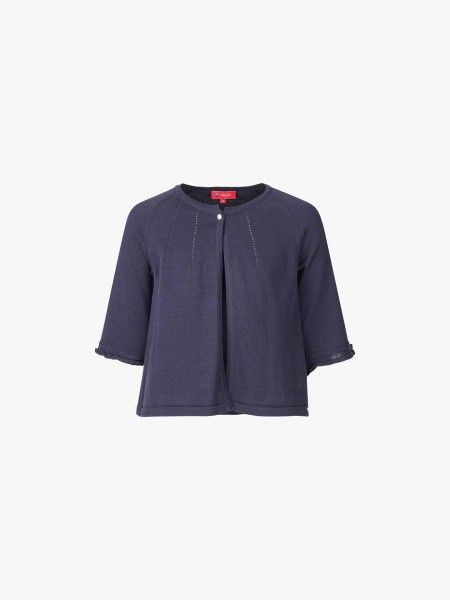 Casaco de malha mangas 3/4