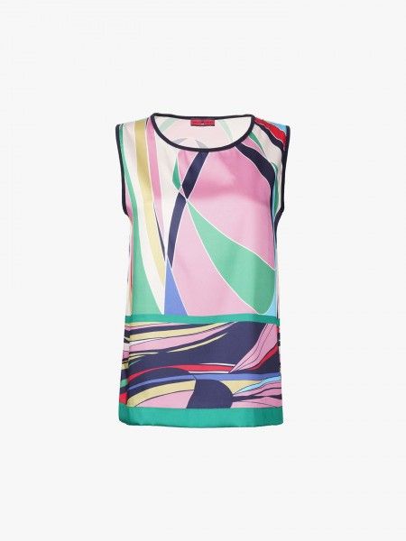 Blusa mangas caveadas