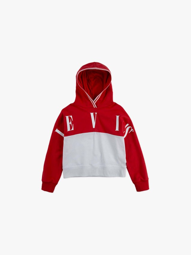 Sweatshirt bicolor estampada