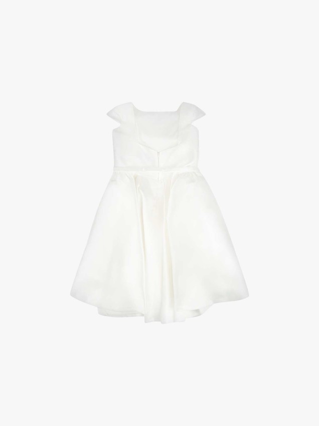 Vestido de cerimónia com laço