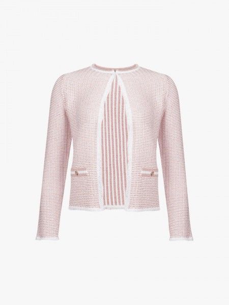 Casaco de malha tricotado