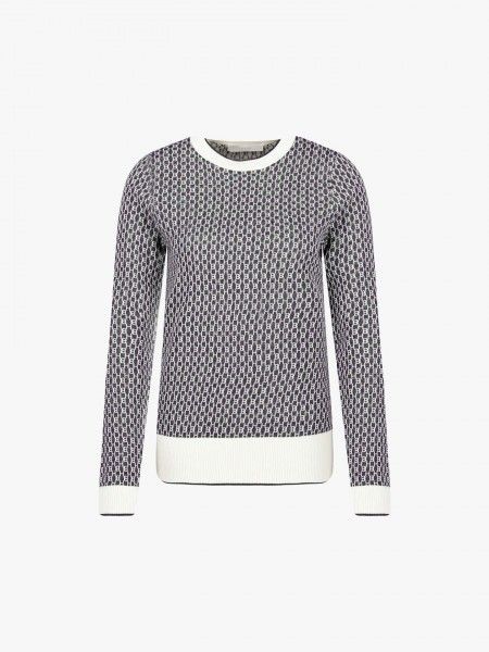 Camisola de malha regular fit Camisola de malha regular fit