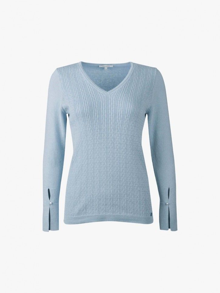 Camisola de malha tricotada