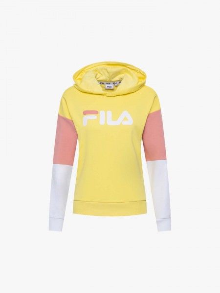 Sweatshirt color block com capuz