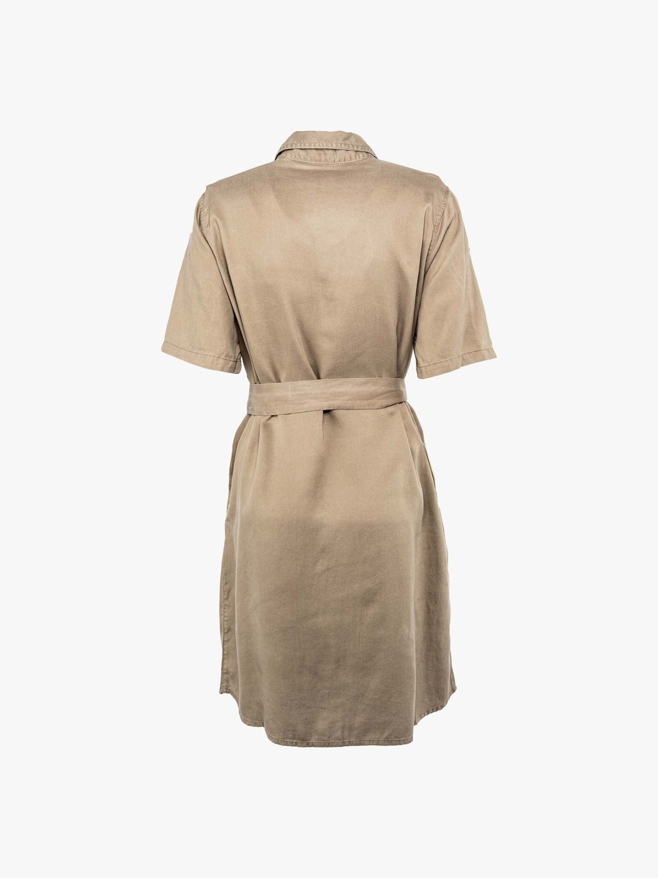 Vestido camiseiro curto
