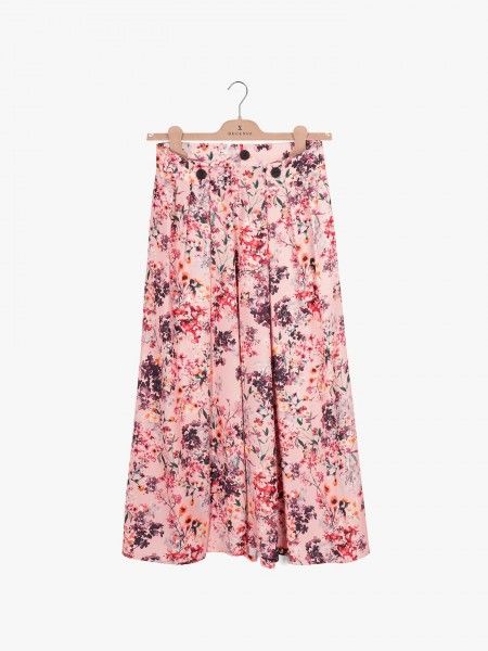 Saia comprida floral