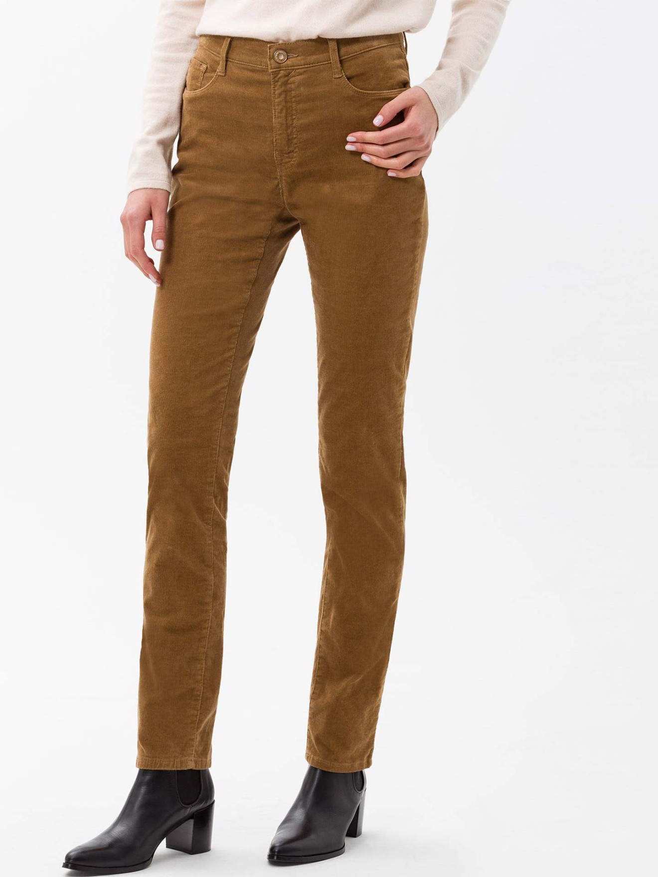 Cal�as de Bombazine Cintura Alta