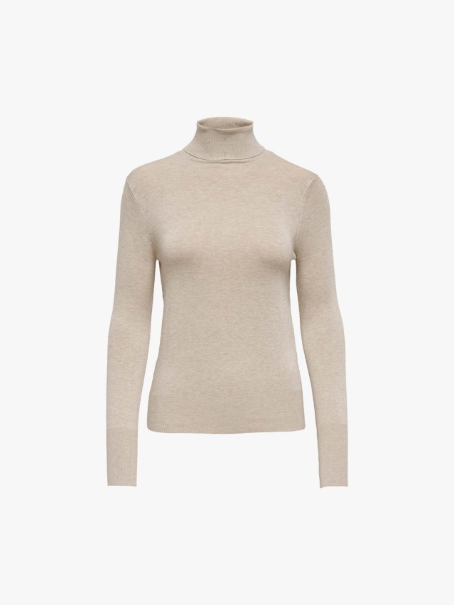 Camisola de gola alta básica