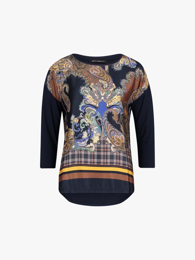 Blusa combinada