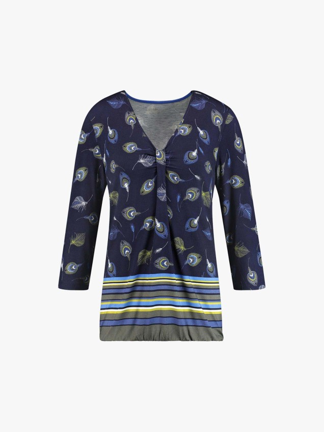 Blusa efeito drapeado