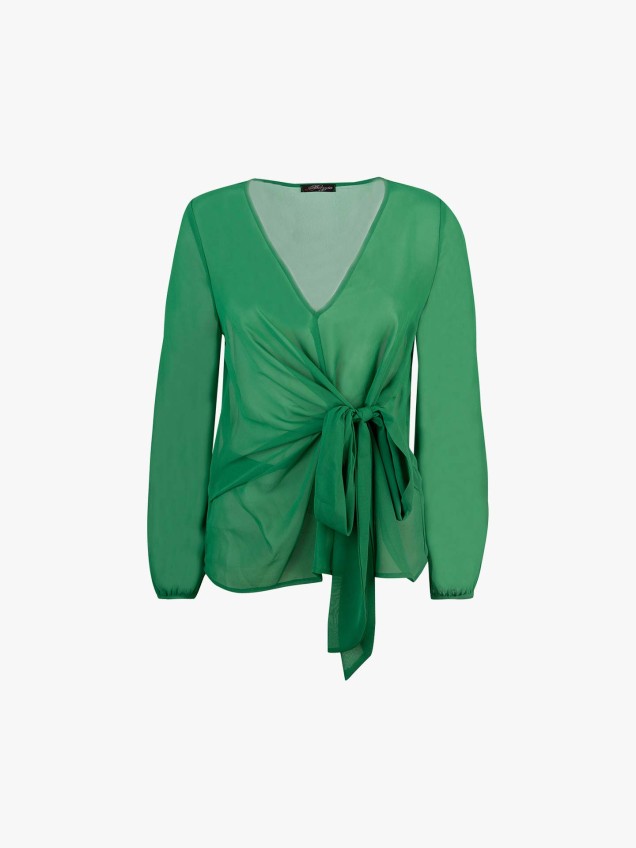 Blusa decote em V