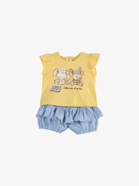 Conjunto t-shirt e calo