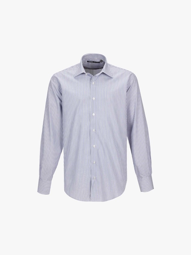 Camisa �s Riscas Regular Fit