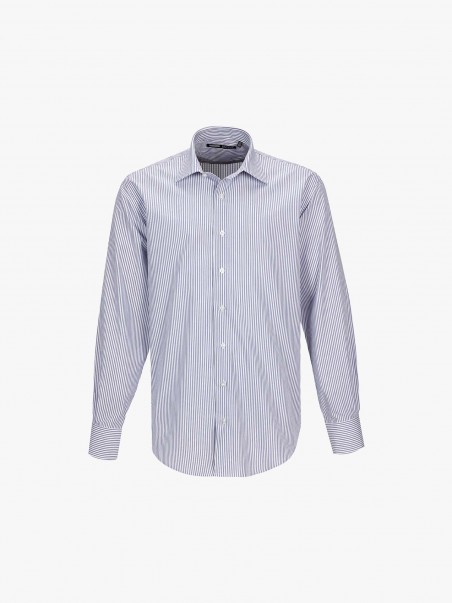 Camisa s Riscas Regular Fit