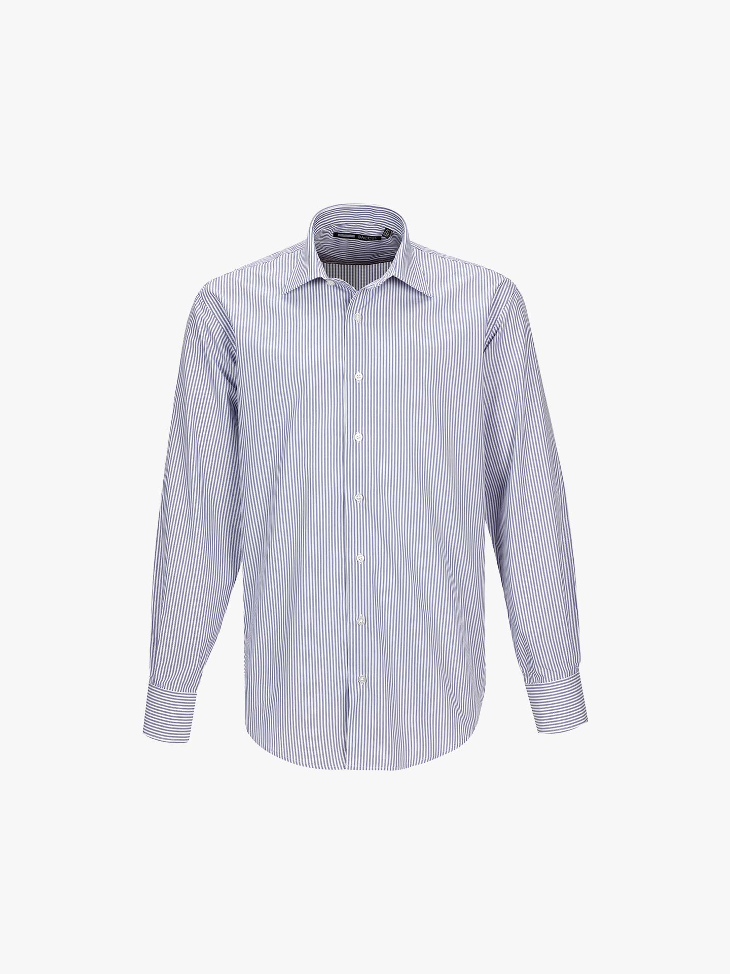 Camisa às Riscas Regular Fit