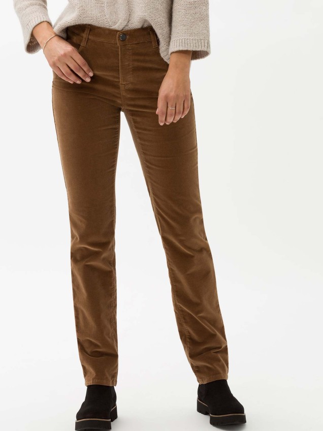 Calças de Veludo Slim Fit