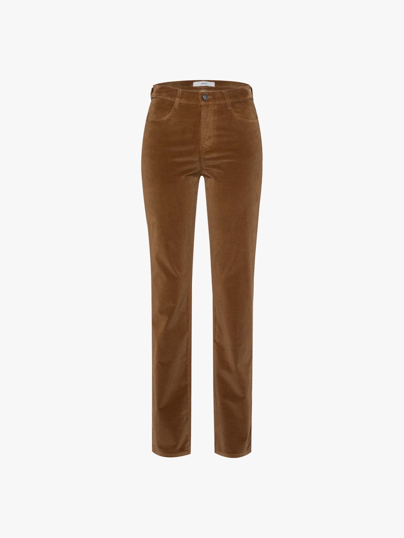 Calças de Veludo Canelado High Waist