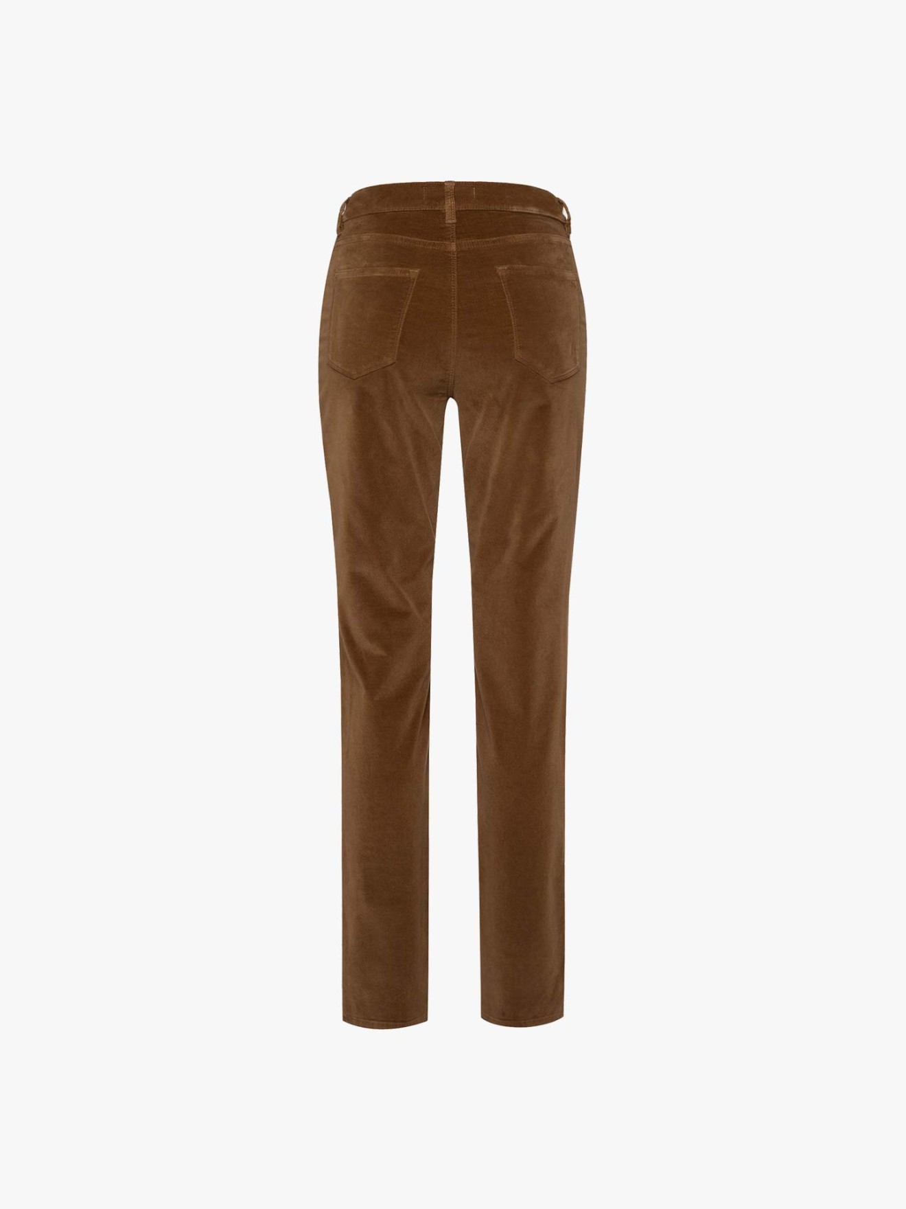 Calças de Veludo Canelado High Waist
