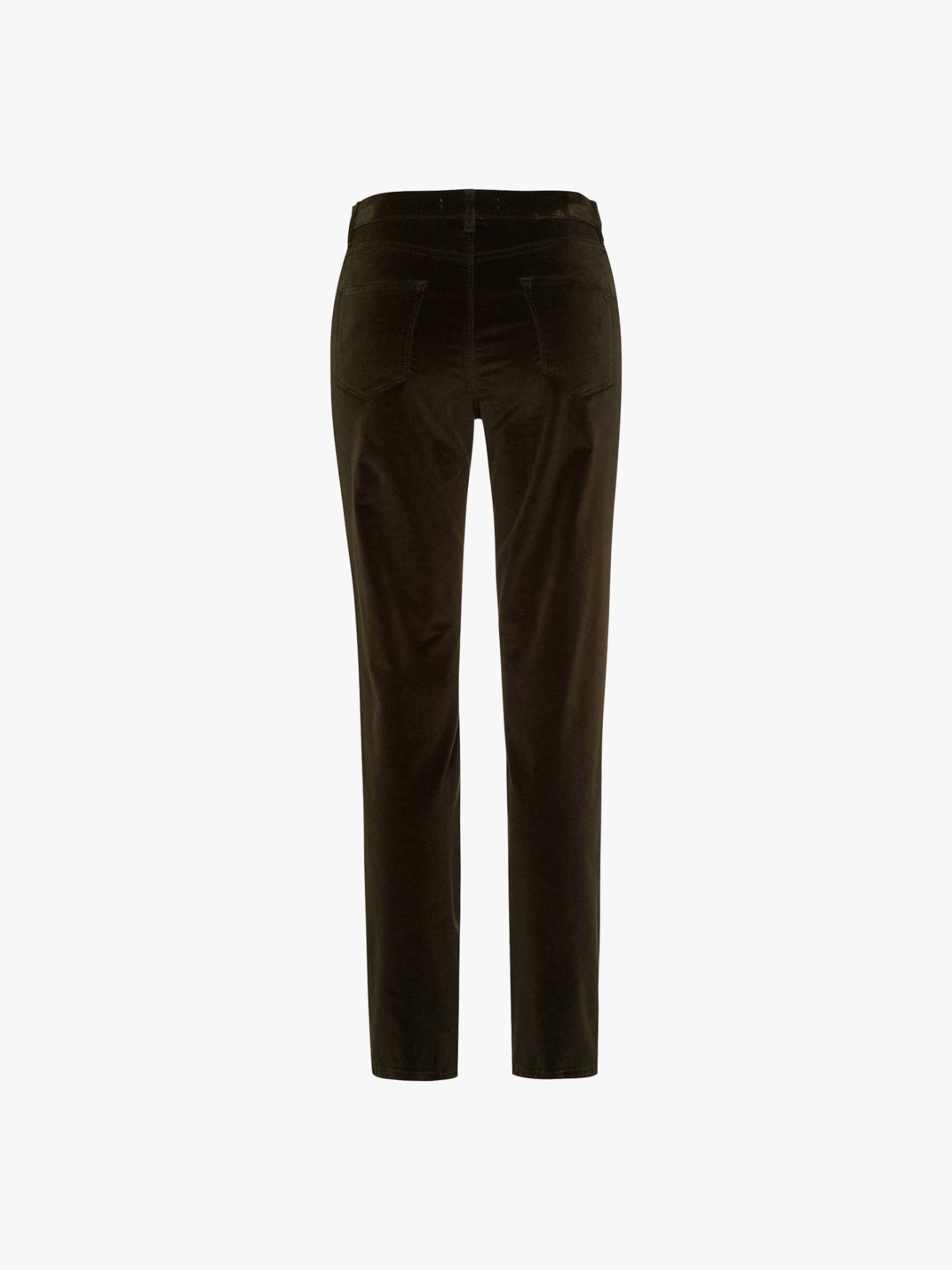 Calas de Veludo Canelado High Waist