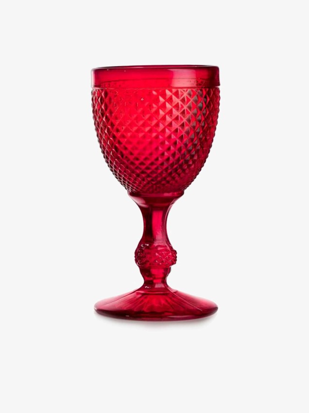 Pack 4 C�lices Vinho Branco Bicos Vermelho