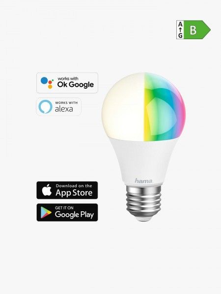Lâmpada WiFi-LED Light E27 10W RGB